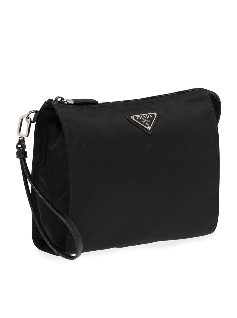 NECESSAIRE IN RE-NYLON E SAFFIANO