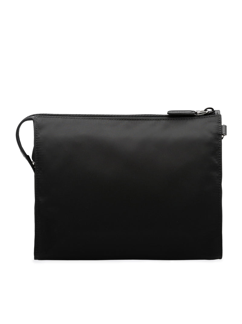 NECESSAIRE IN RE-NYLON E SAFFIANO