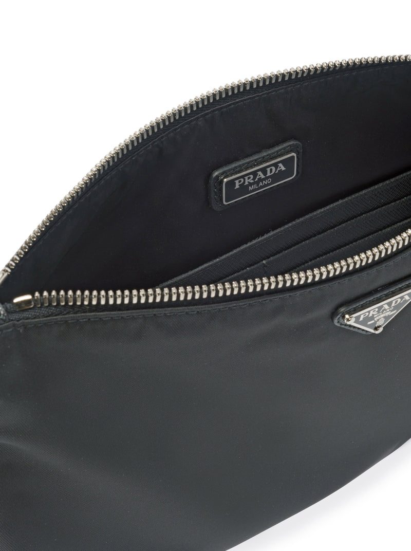 POUCH RE-NYLON E SAFFIANO