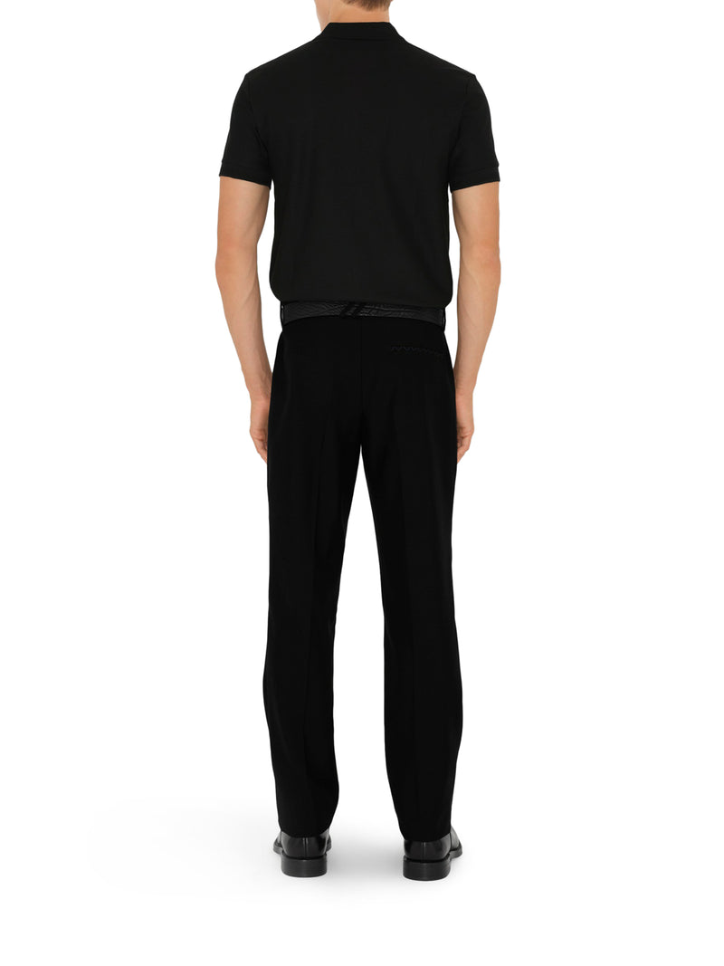 POLO IN COTONE CON LOGO EKD RICAMATO