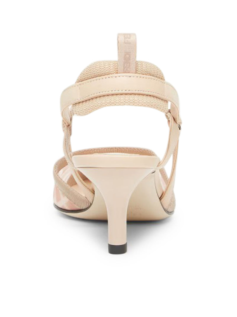 SLINGBACK COLIBRI` LITE CON TACCO MEDIO IN MESH ROSA FF