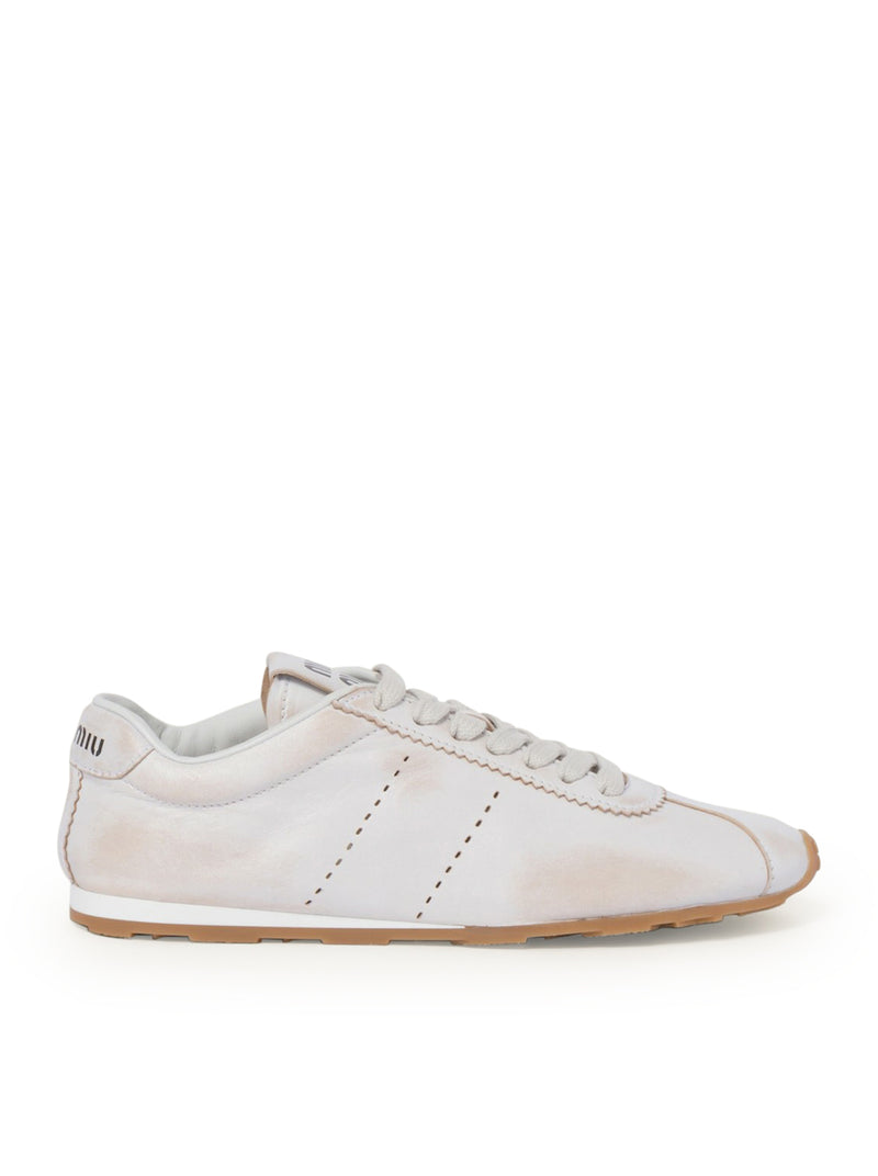 SNEAKERS PLUME IN NAPPA DECOLORATA