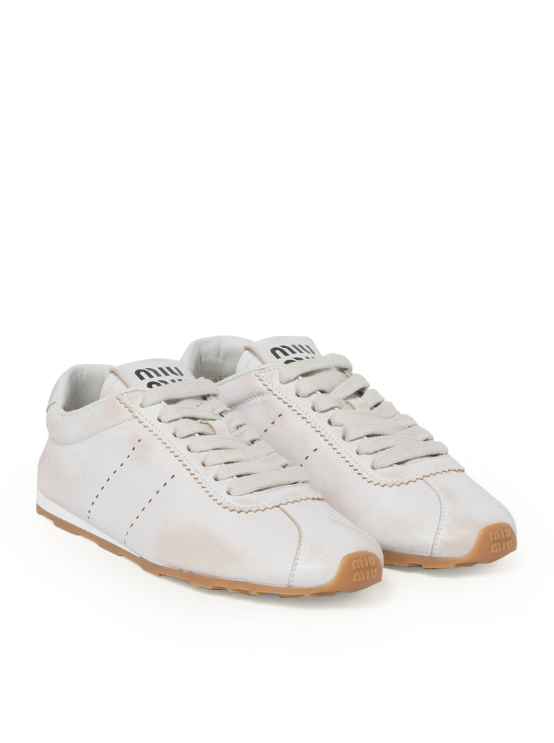 SNEAKERS PLUME IN NAPPA DECOLORATA