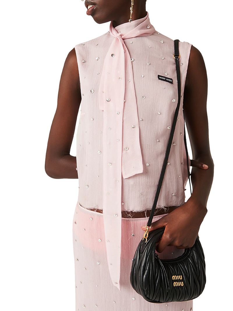 MINI BORSA HOBO WANDER IN NAPPA MATELASSÈ