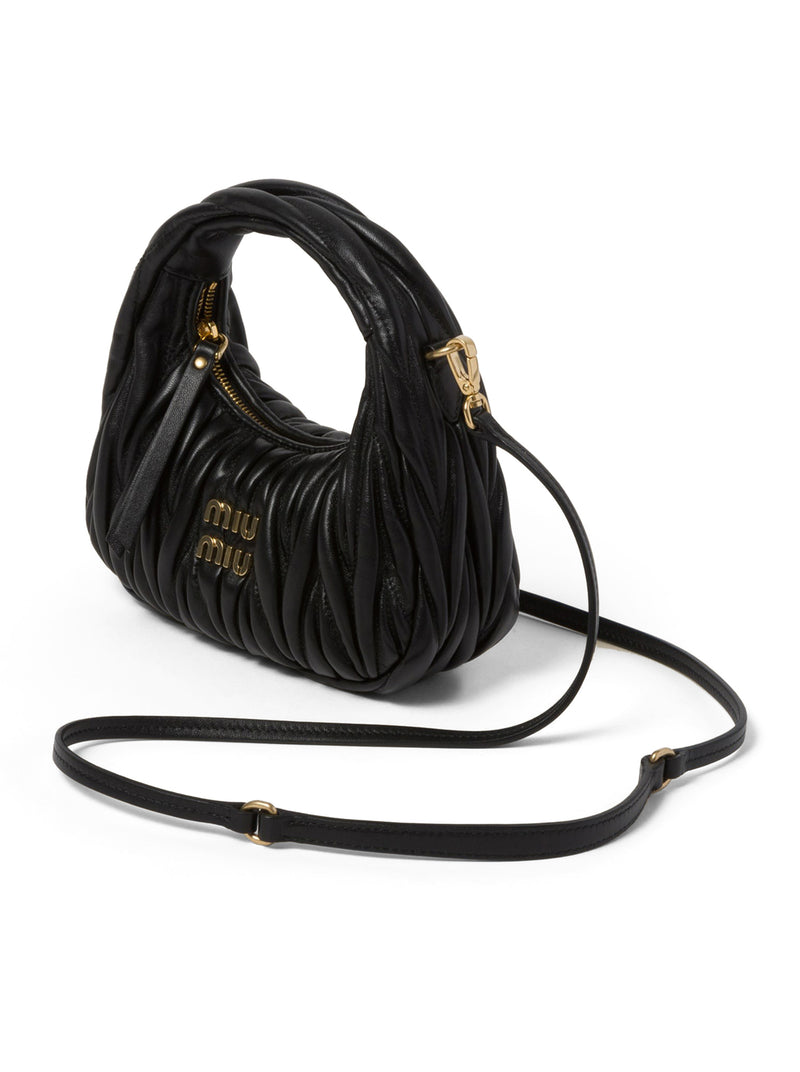 MINI BORSA HOBO WANDER IN NAPPA MATELASSÈ