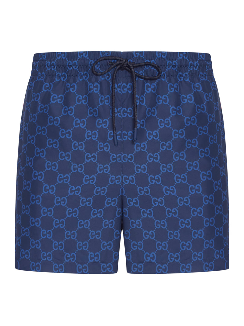 COSTUME DA BAGNO CON LOGO GG ALLOVER