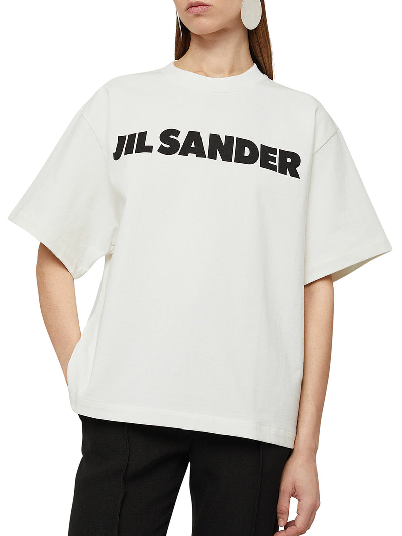 T-SHIRT IN COTONE CON LOGO A CONTRASTO