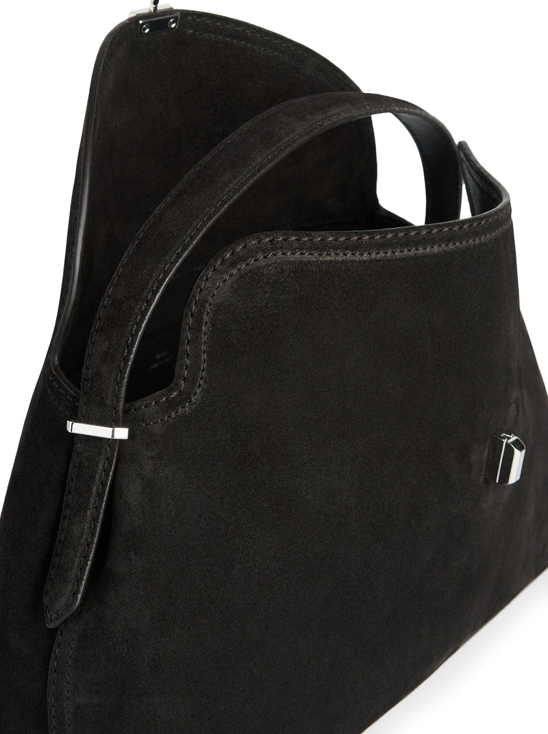 BORSA A MANO T-LOCK IN SUEDE