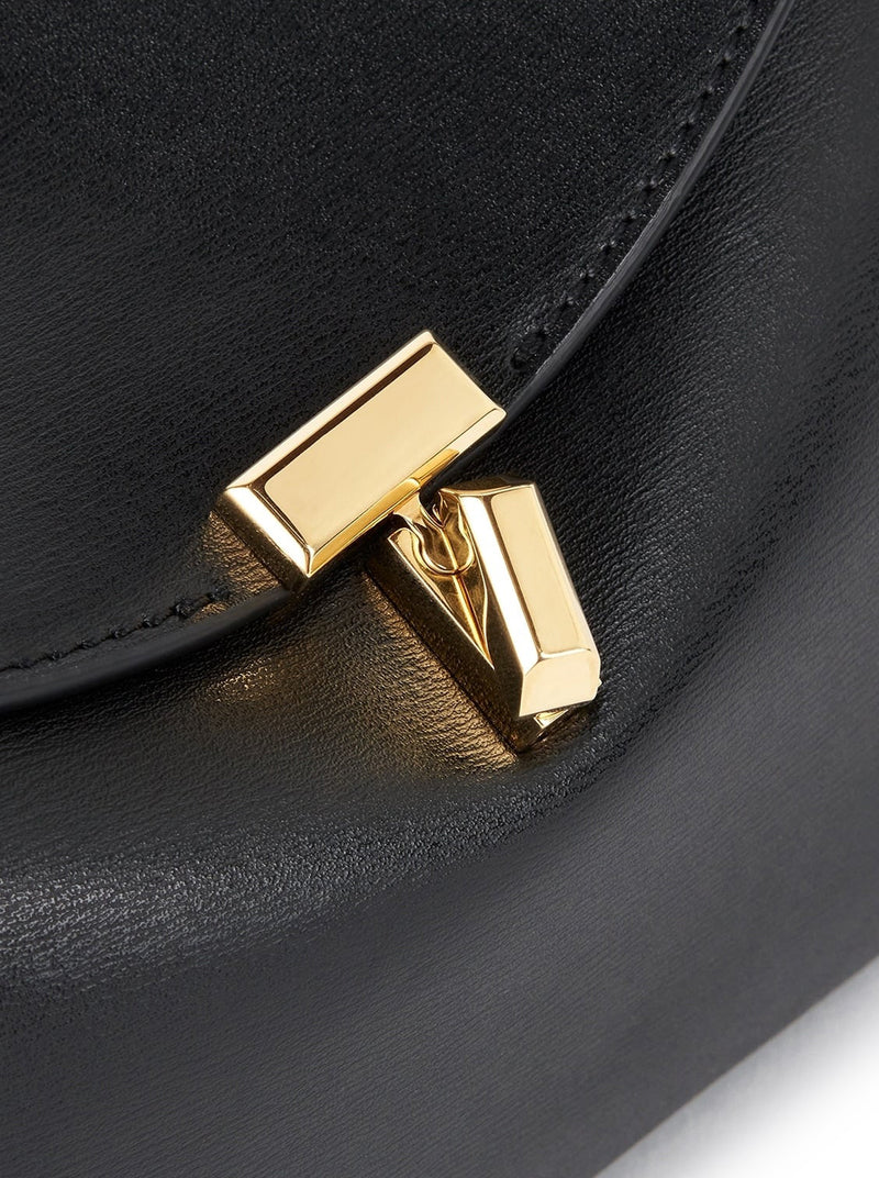 BORSA T-LOCK IN PELLE DI VITELLO LISCIA
