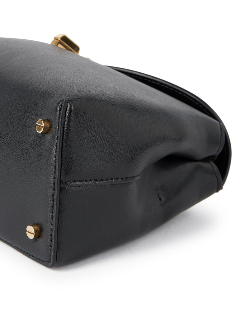 BORSA T-LOCK IN PELLE DI VITELLO LISCIA