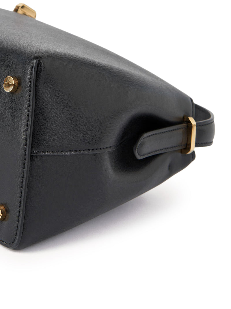 BORSA A MANO T-LOCK IN PELLE DI VITELLO LISCIA