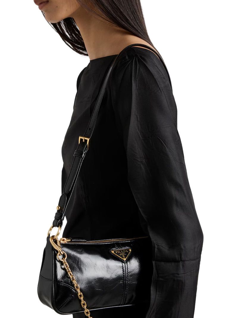 BORSA A SPALLA PRADA RE-EDITION 2002 MEDIUM IN PELLE