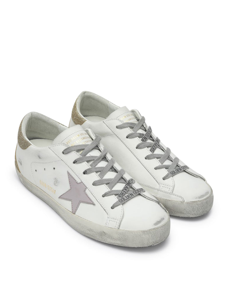 SNEAKERS SUPERSTAR IN NAPPA E GLITTER