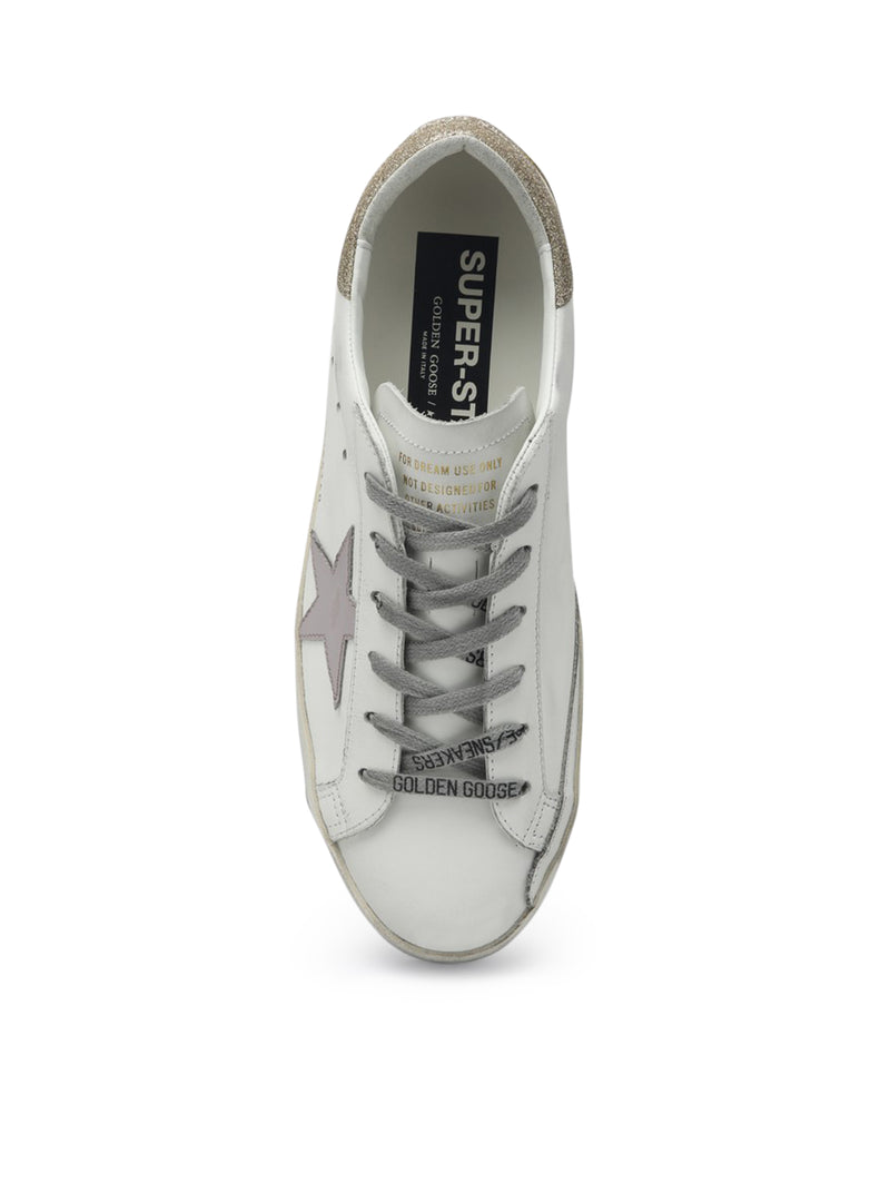 SNEAKERS SUPERSTAR IN NAPPA E GLITTER
