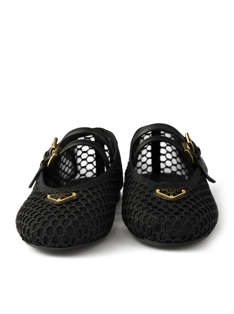 BALLERINE IN TESSUTO A RETE