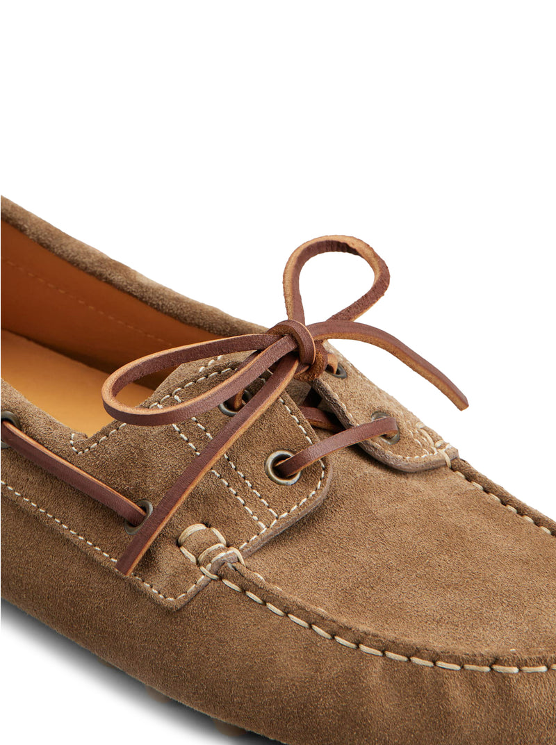 GOMMINO BUBBLE DA BARCA IN PELLE SCAMOSCIATA