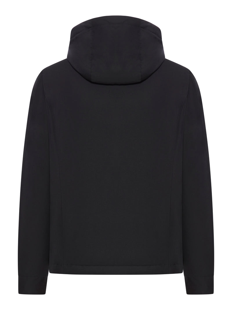 GIACCA IN TESSUTO TECNICO CON CAPPUCCIO