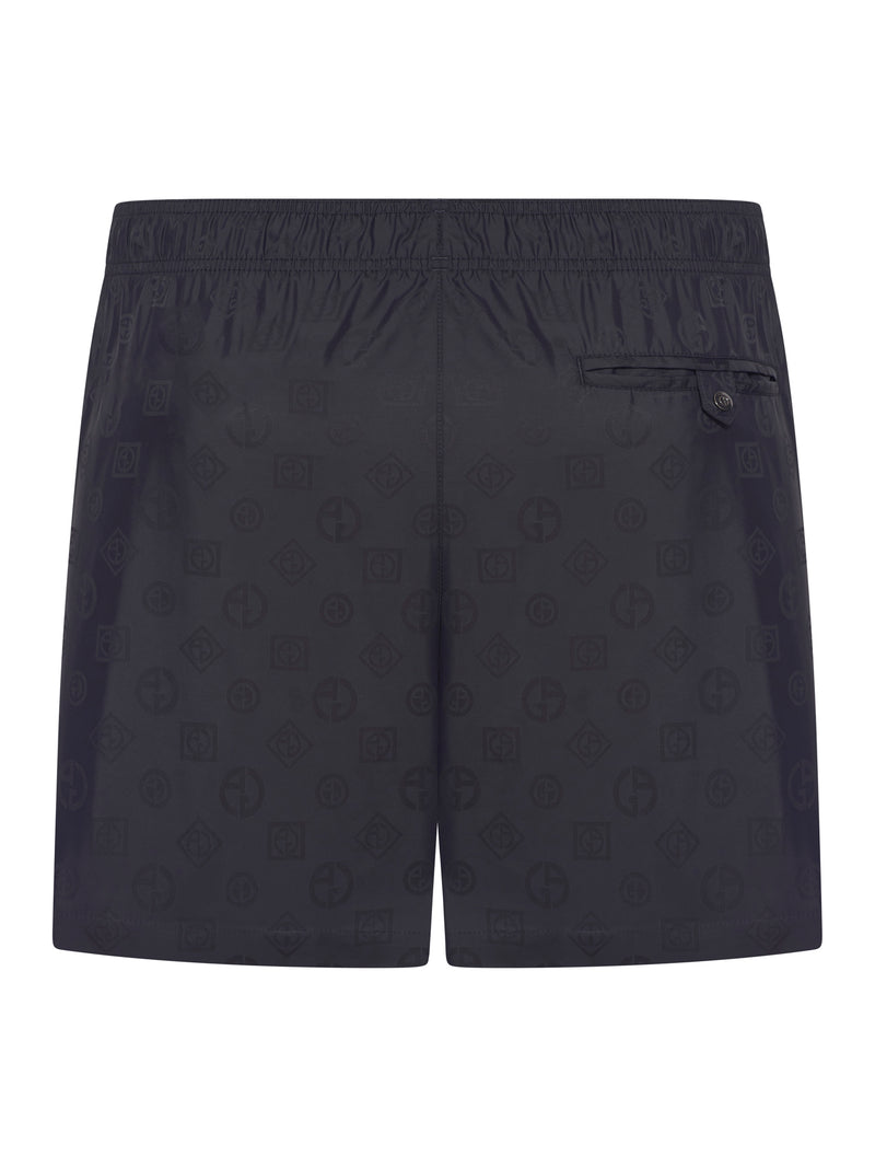 COSTUME DA BAGNO CON LOGO ALLOVER