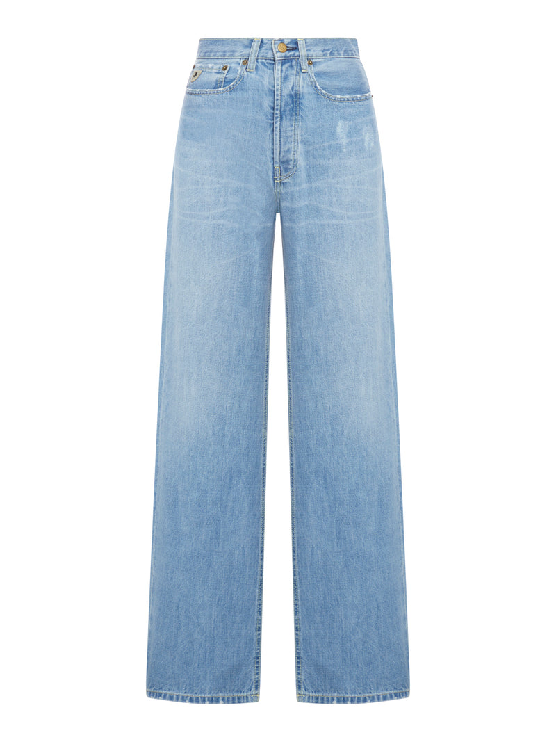 JEANS A GAMBA AMPIA SKATER LOOSE
