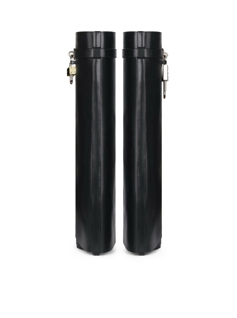 STIVALI SHARK LOCK IN PELLE A CALZATA LARGA