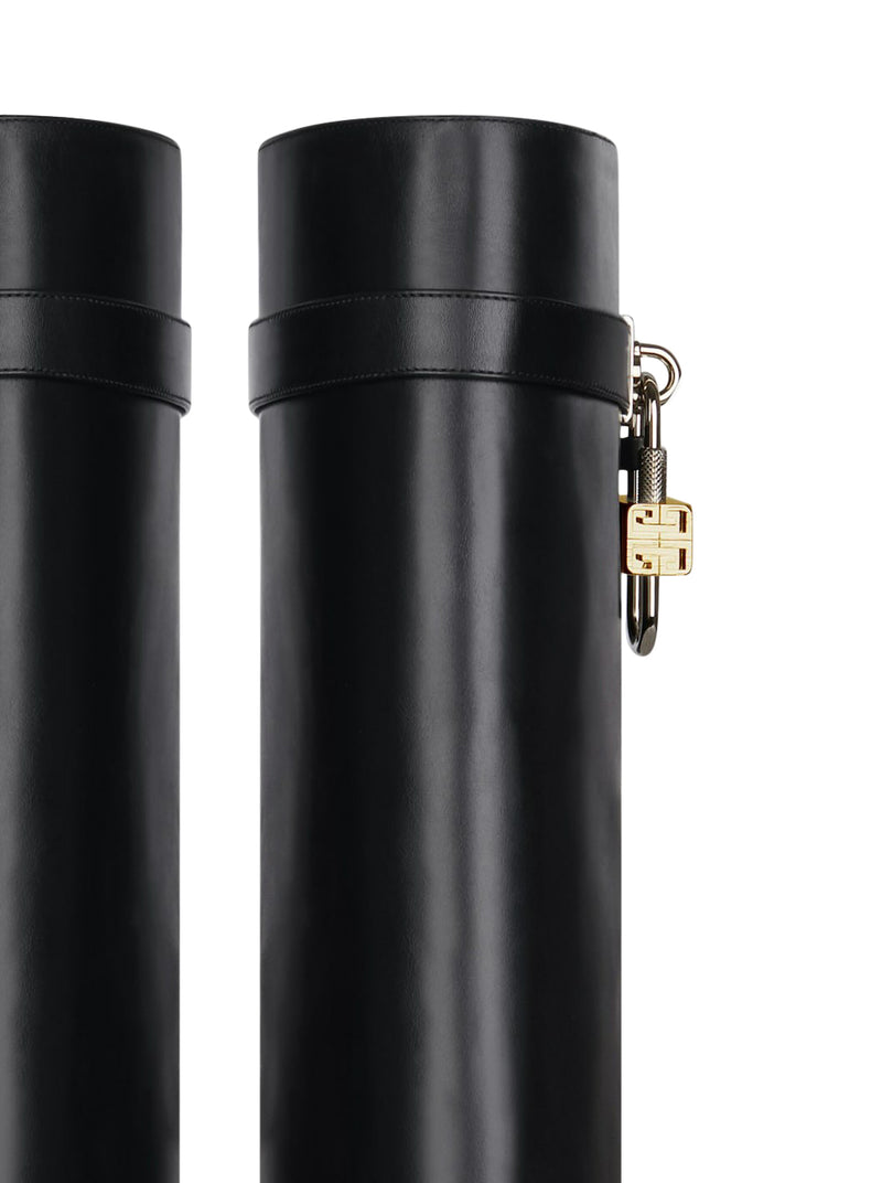 STIVALI SHARK LOCK IN PELLE A CALZATA LARGA