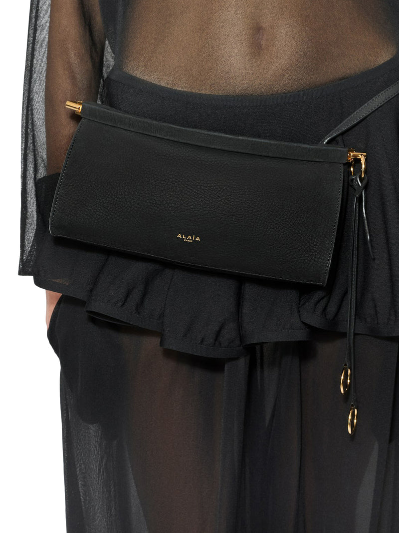 BORSA LE CLICK EAST WEST PICCOLA IN NABUK