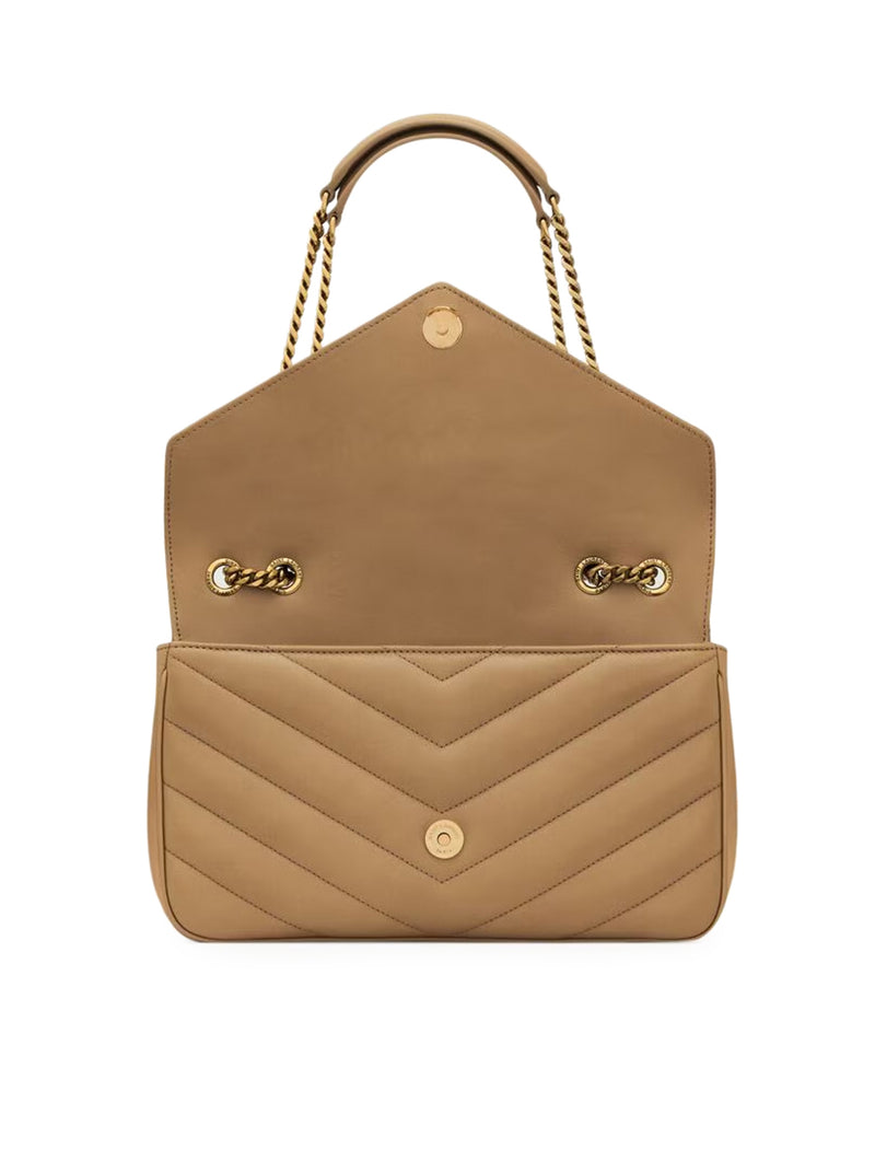 LOULOU MEDIUM IN PELLE DI AGNELLO TRAPUNTATA