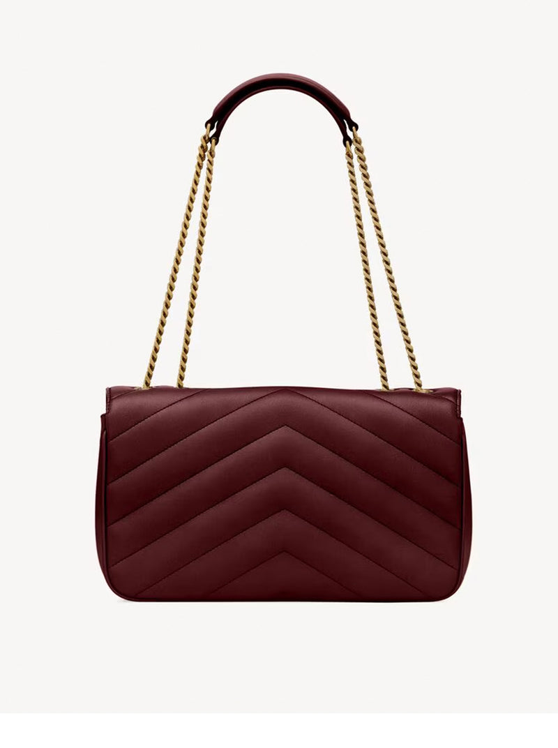 LOULOU MEDIUM IN PELLE DI AGNELLO TRAPUNTATA