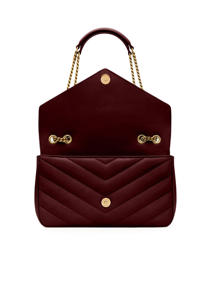 LOULOU MEDIUM IN PELLE DI AGNELLO TRAPUNTATA