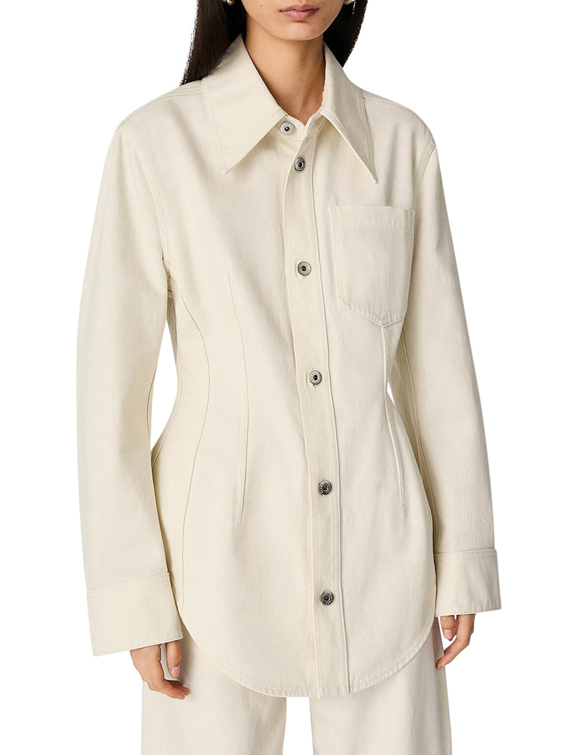 CAMICIA IN DENIM CON LAVAGGIO STONE