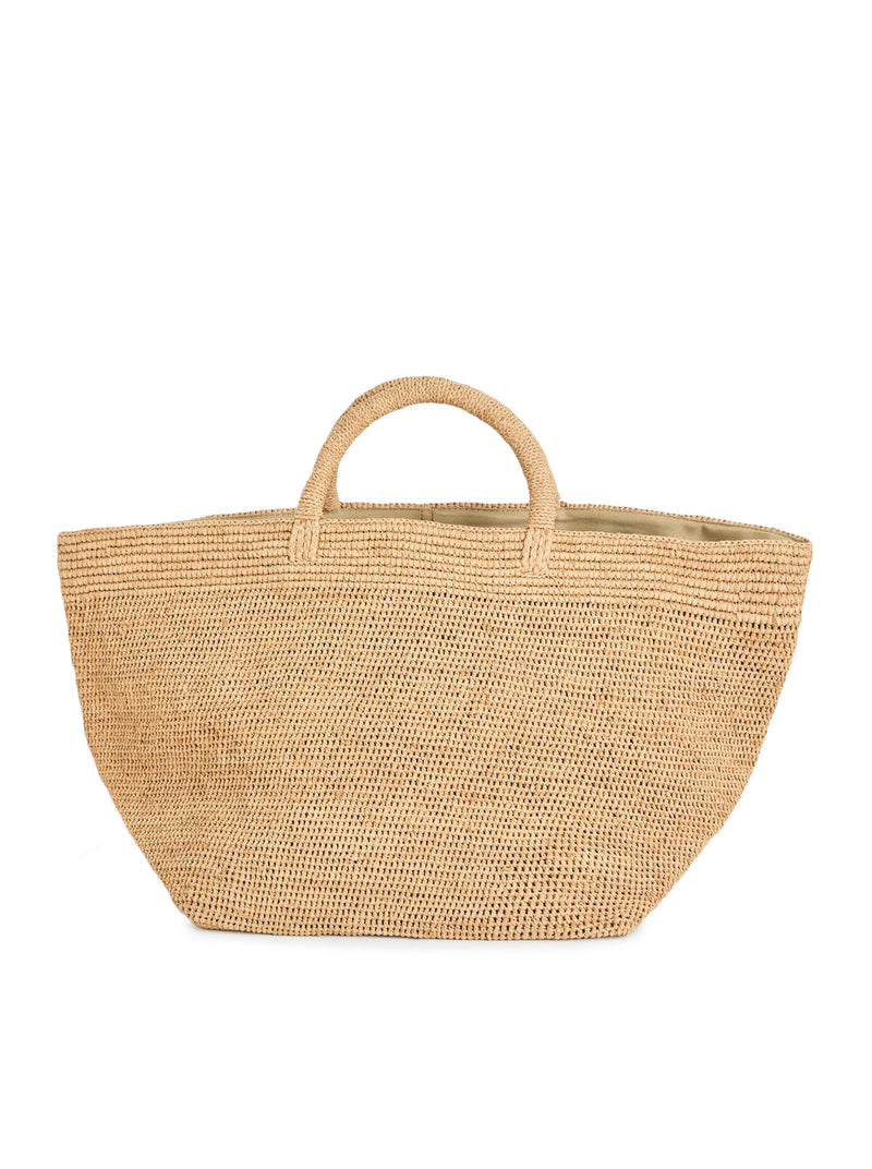 BORSA IN RAFIA VANILLA