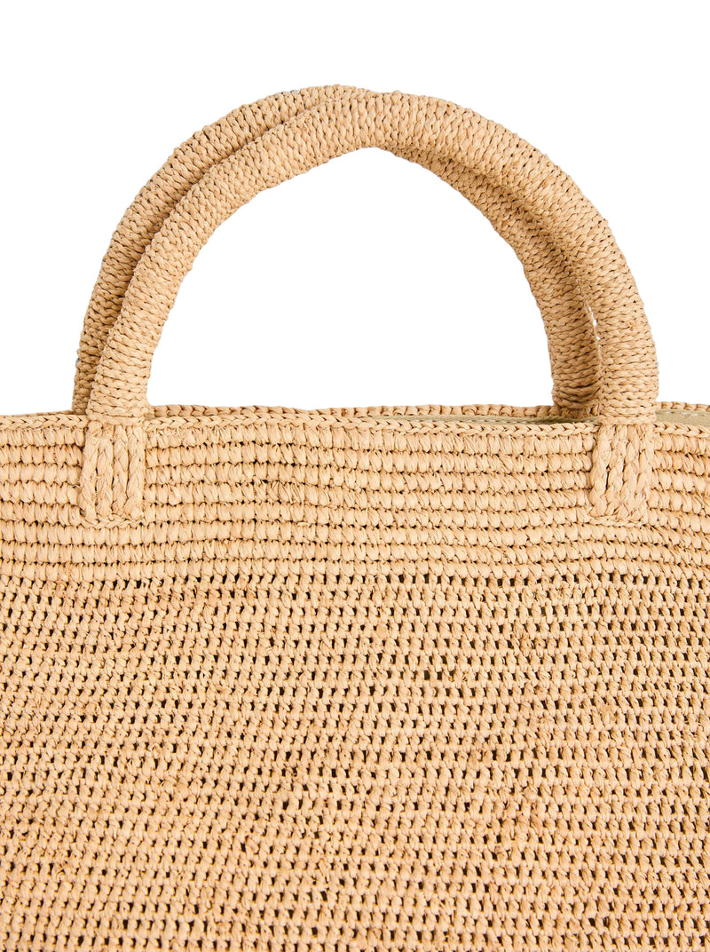 BORSA IN RAFIA VANILLA