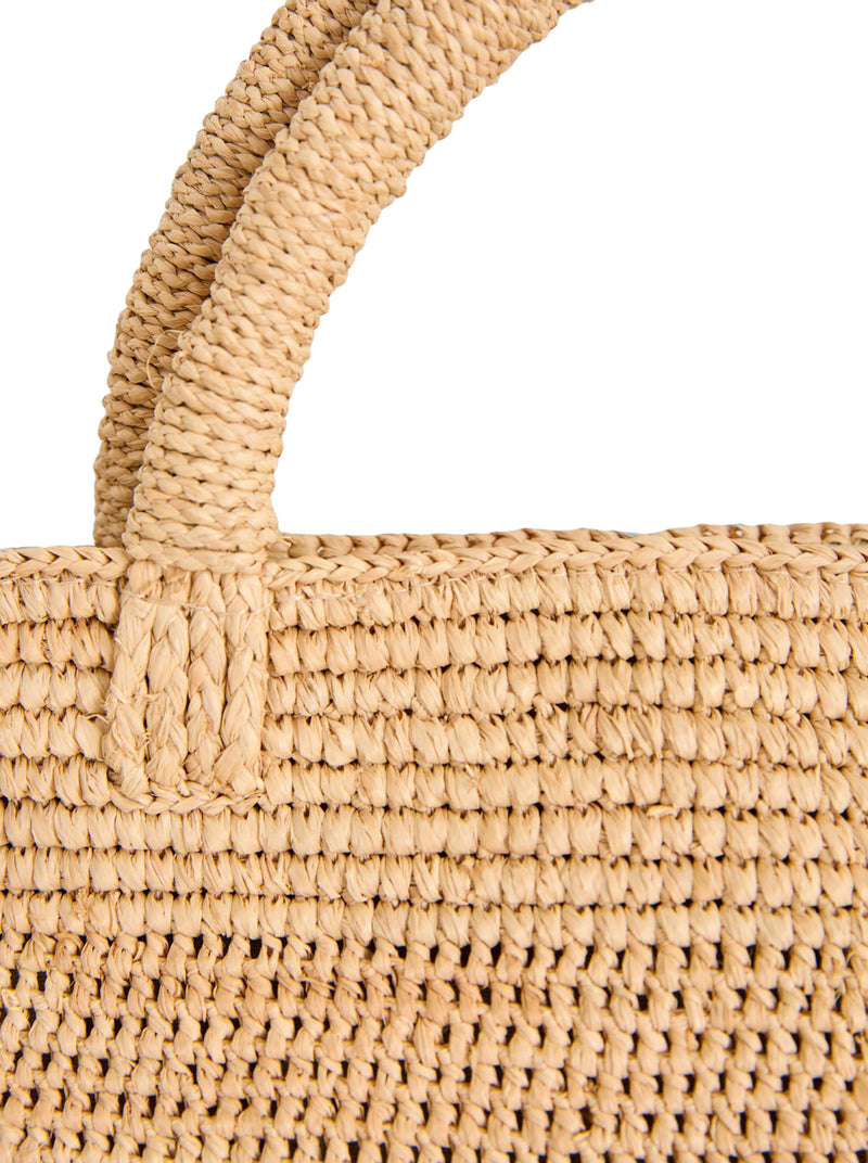 BORSA IN RAFIA VANILLA
