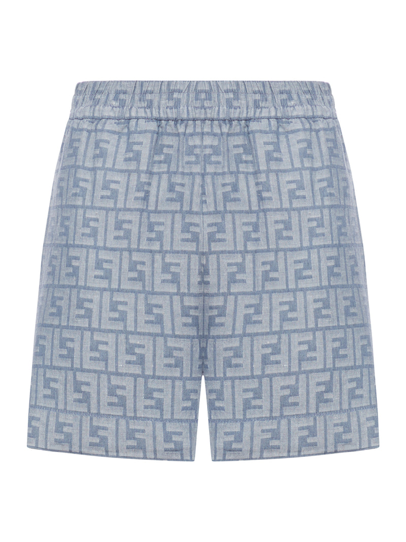 PANTALONCINI FF CHAMBRAY