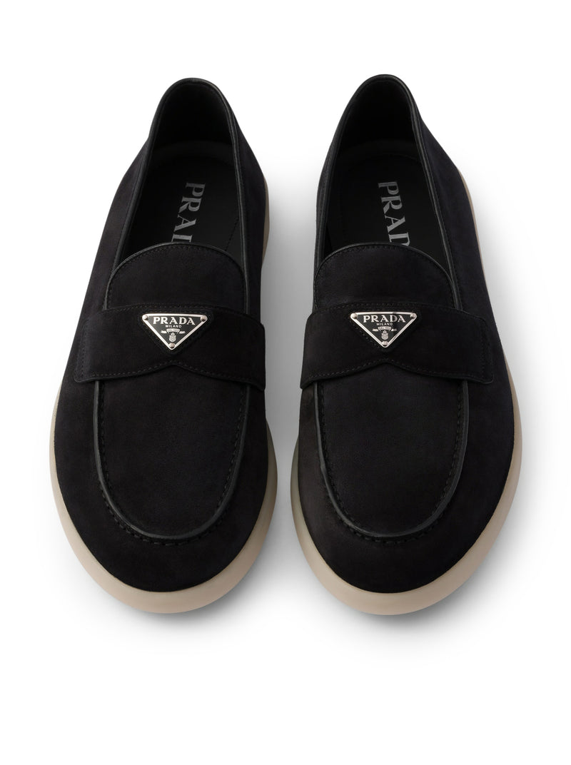 MOCASSINI IN PELLE SCAMOSCIATA