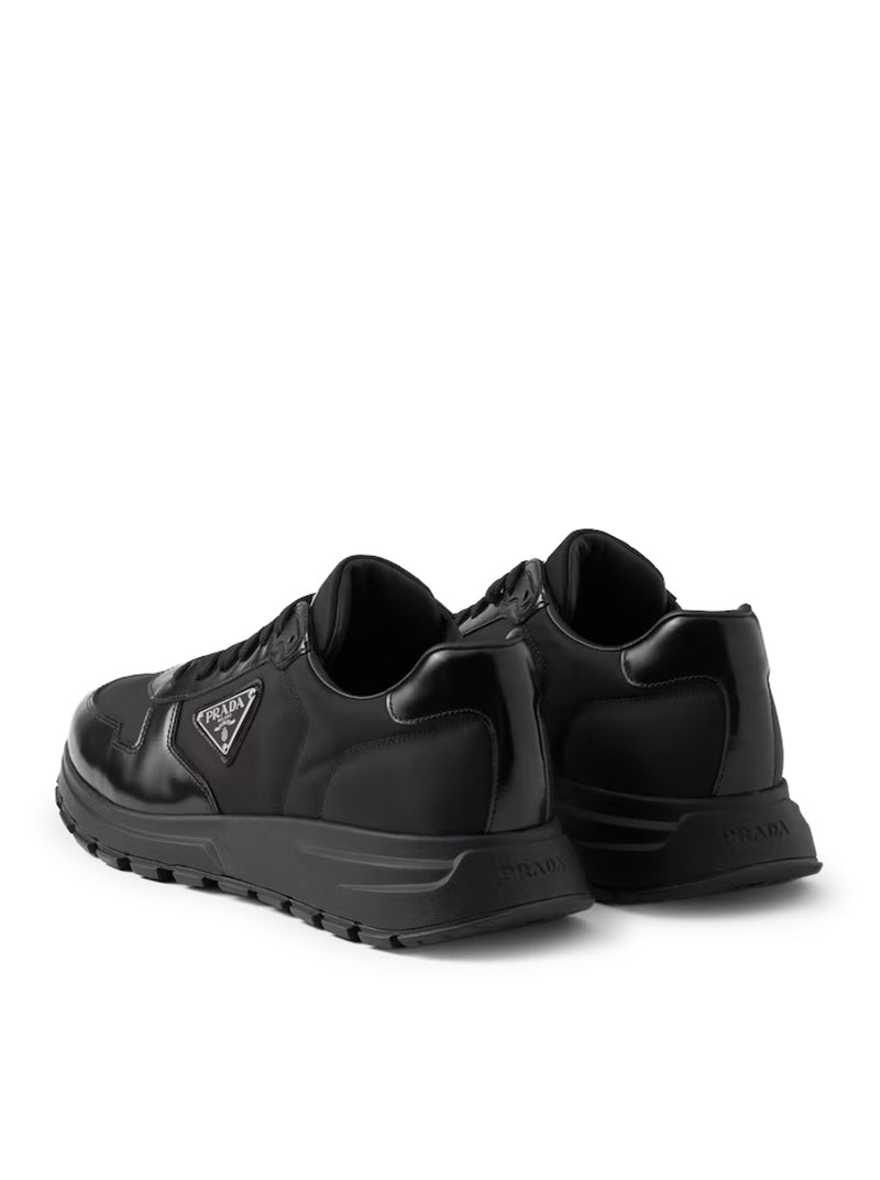 SNEAKERS PRAX 01 IN RE-NYLON E PELLE SPAZZOLATA