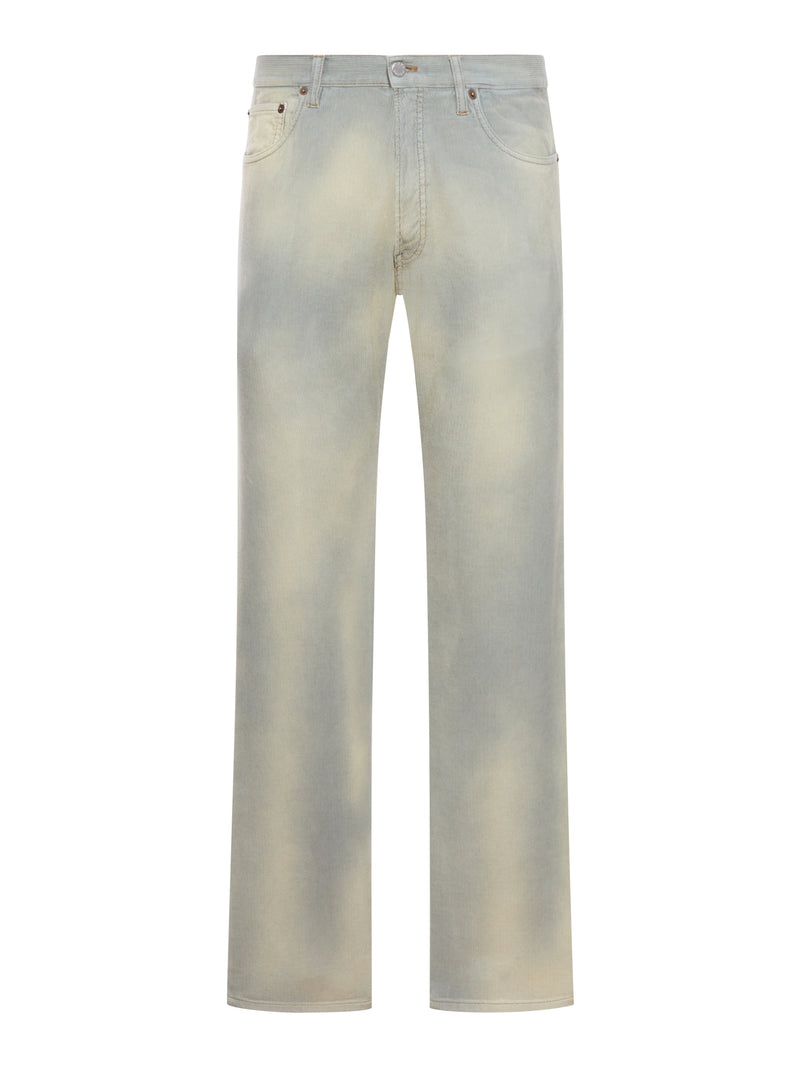 JEANS IN VELLUTO A COSTE