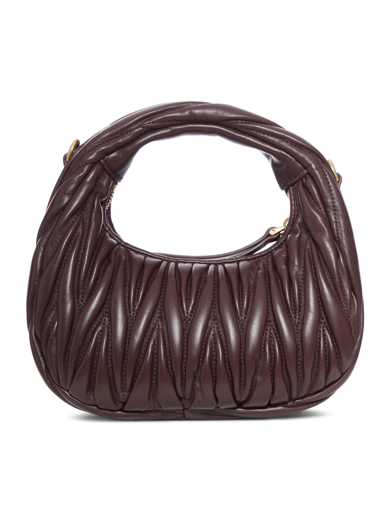 MINI BORSA HOBO WANDER IN NAPPA MATELASSÈ