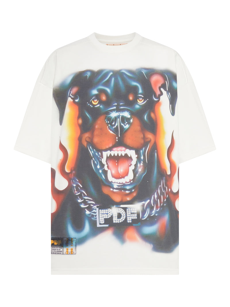 T-SHIRT THE BOY WHITE DOG