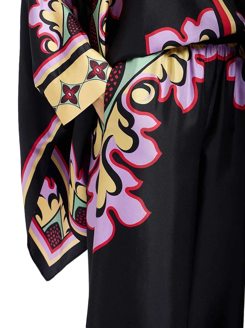 PANTALONE PALAZZO IN SETA