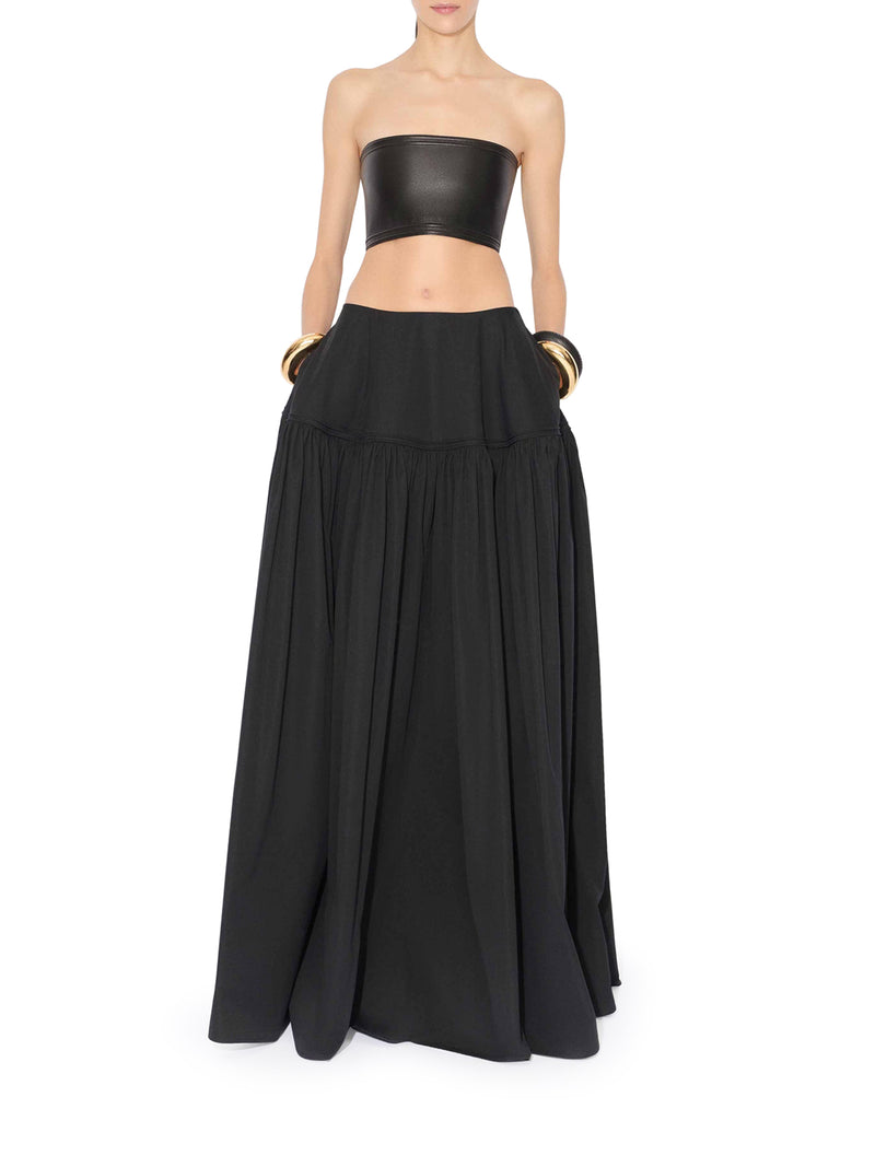 GONNA A VOLUME INTERO IN POPELINE DI COTONE