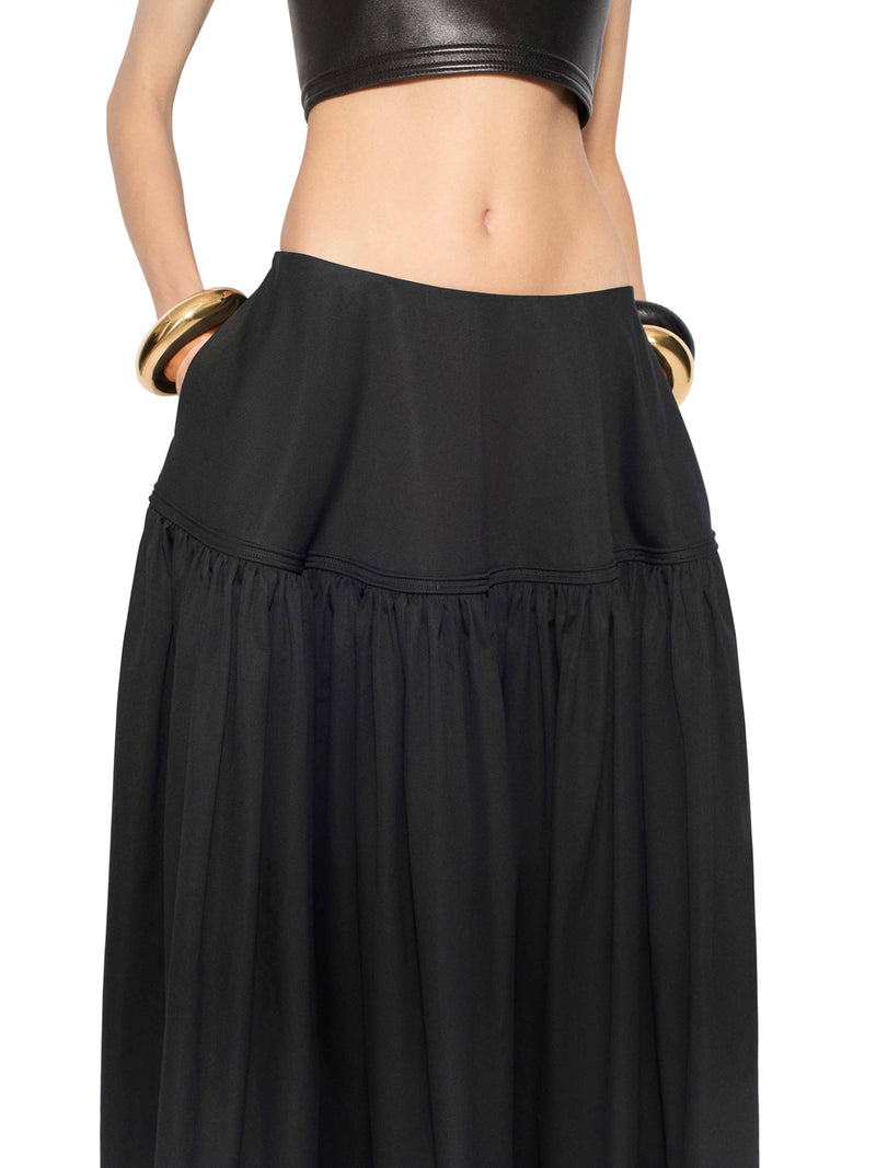 GONNA A VOLUME INTERO IN POPELINE DI COTONE