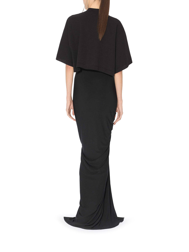 GONNA DRAPPEGGIATA IN JERSEY