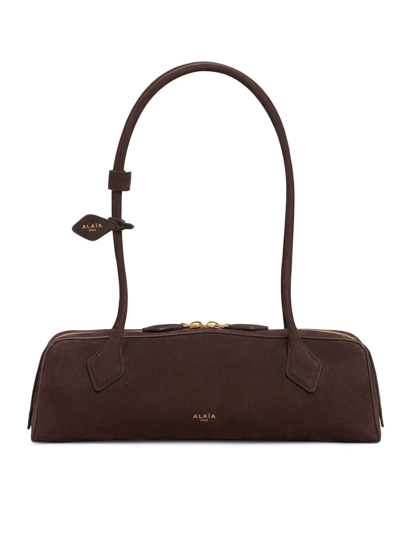 BORSA LE TECKEL MEDIA IN PELLE DI VITELLO NABUK
