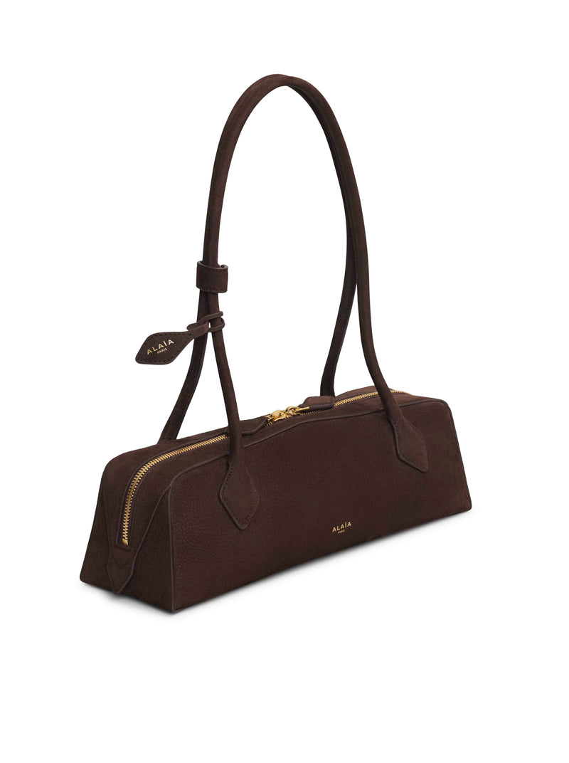BORSA LE TECKEL MEDIA IN PELLE DI VITELLO NABUK