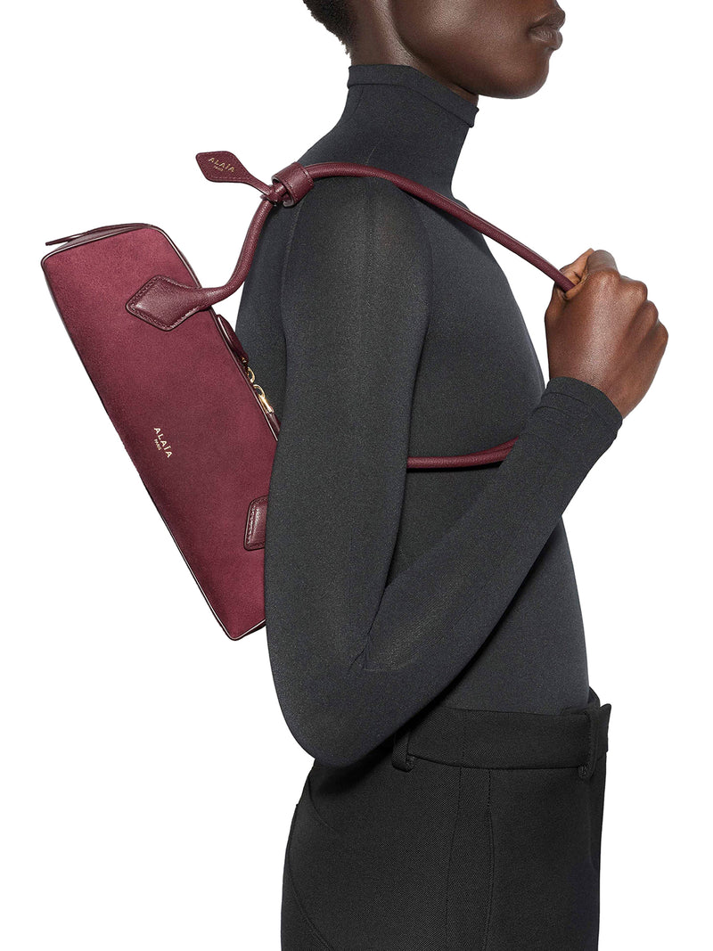 BORSA LE TECKEL PICCOLA BIMATERIALE IN PELLE