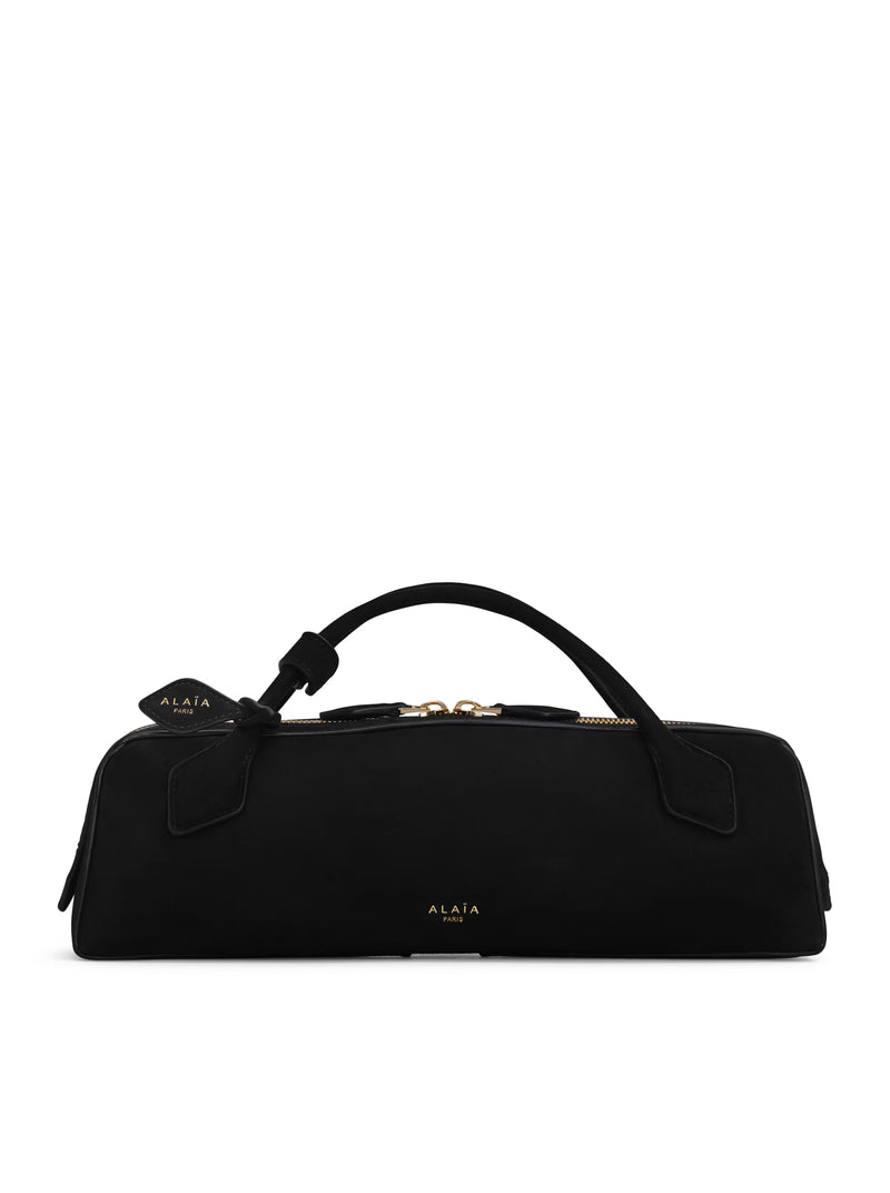 POCHETTE LE TECKEL IN PELLE DI CAPRA SCAMOSCIATA