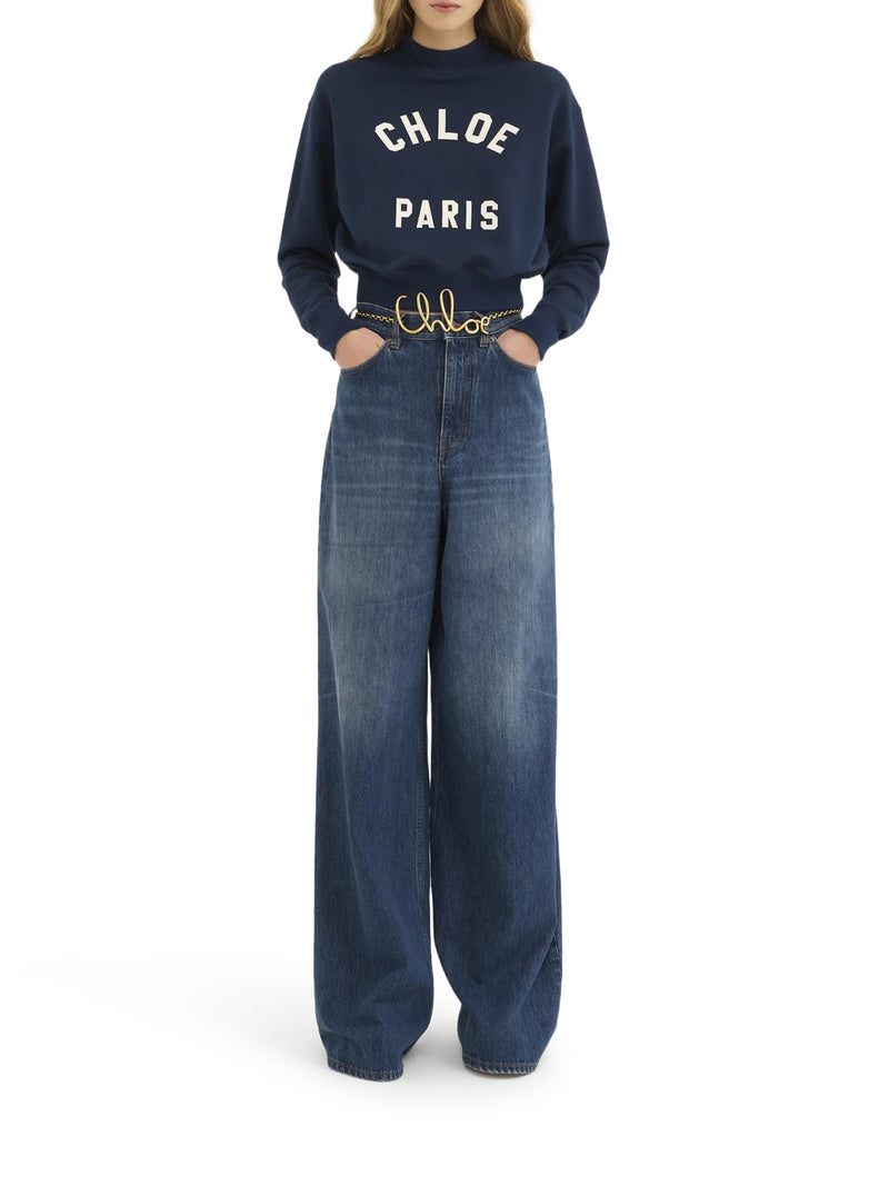 MAGLIONE A COLLO ALTO CON LOGO