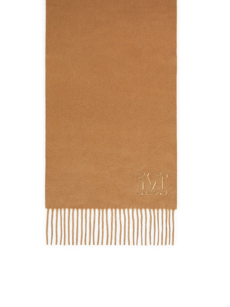 STOLA IN CASHMERE CON RICAMO MONOGRAM