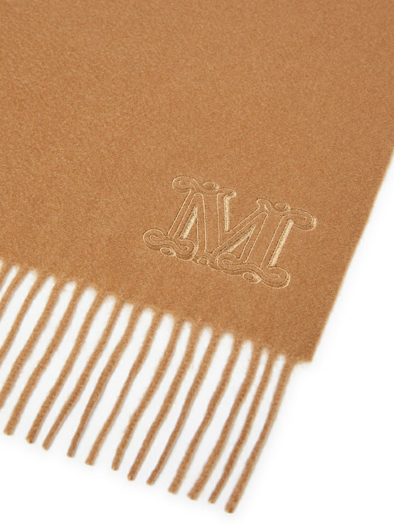 STOLA IN CASHMERE CON RICAMO MONOGRAM